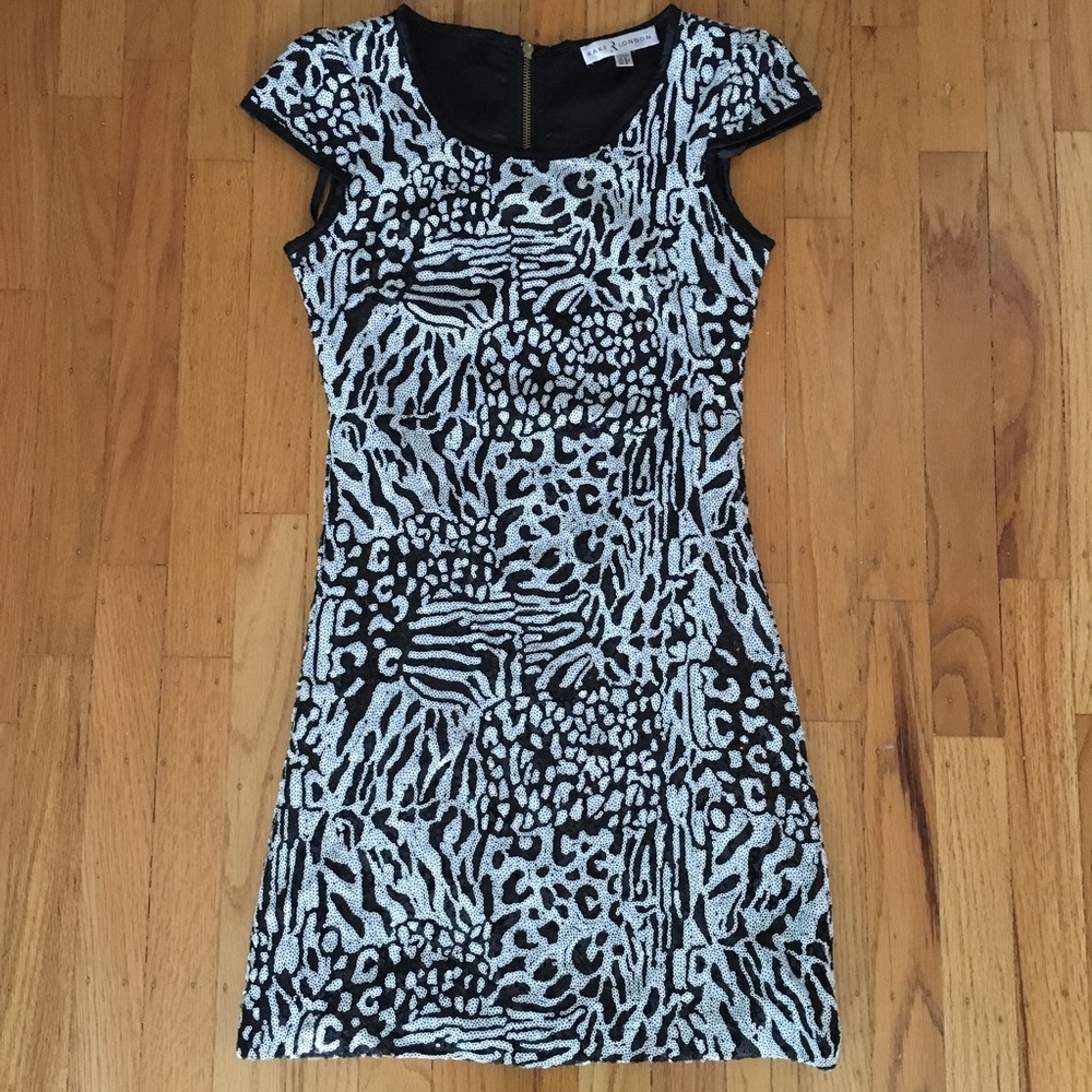NWOT Rare London ASOS Sequin mini dress XS